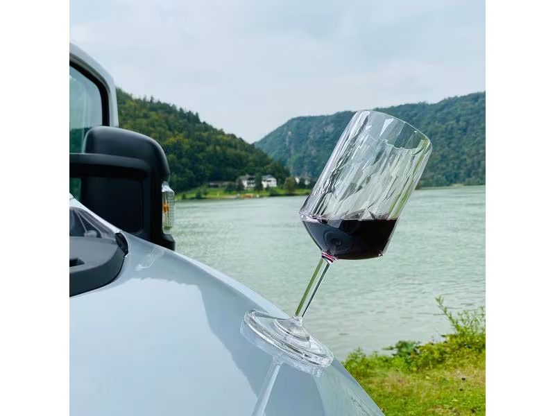Silwy Outdoor-Weinglas Hightech-Kunststoffgläser, 2er-Set