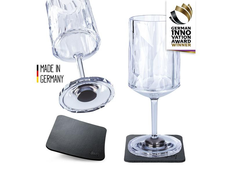 Silwy Outdoor-Weinglas Hightech-Kunststoffgläser, 2er-Set