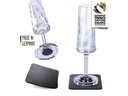 Silwy Outdoor-Champagnerglas Hightech-Kunststoffgläser, 2er-Set