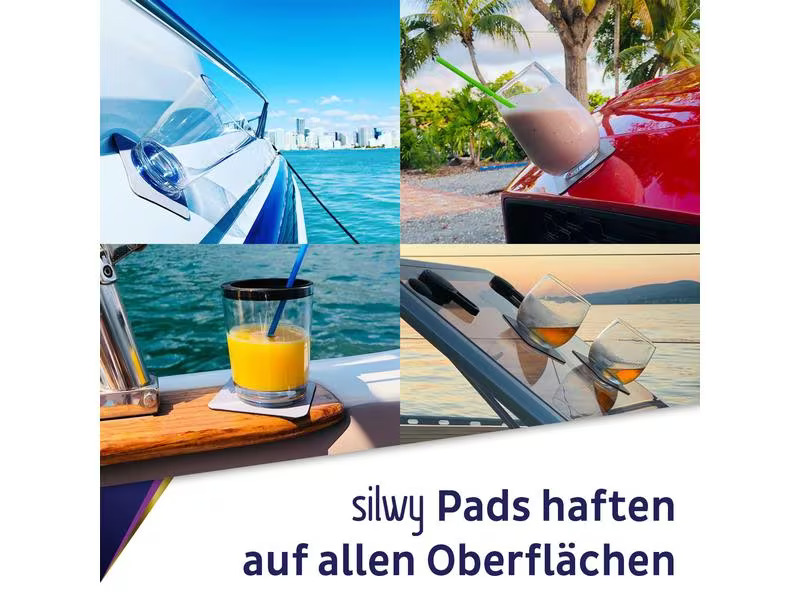 Silwy Outdoor-Bierglas Hightech-Kunststoffgläser, 2er-Set