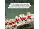 Silwy Magnet-Kunststoffgläser, 4er-Set, 40 ml