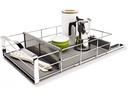 Simplehuman Regal Organizer 35 x 50.8 cm, Grau/Silber