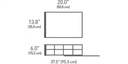 Simplehuman Regal Organizer 35 x 50.8 cm, Grau/Silber