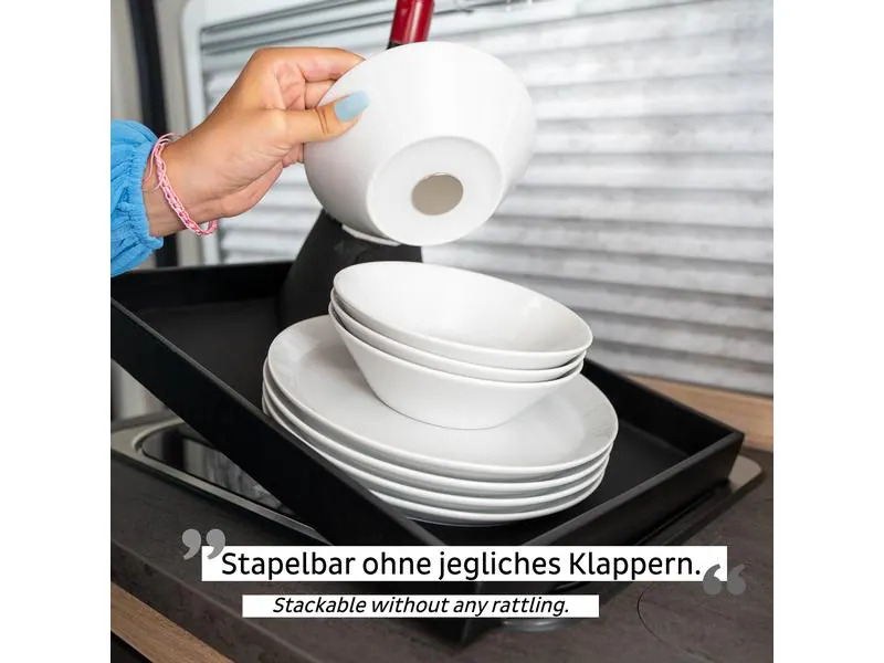 Silwy Porzellan-Magnet-Bowls 2er-Set