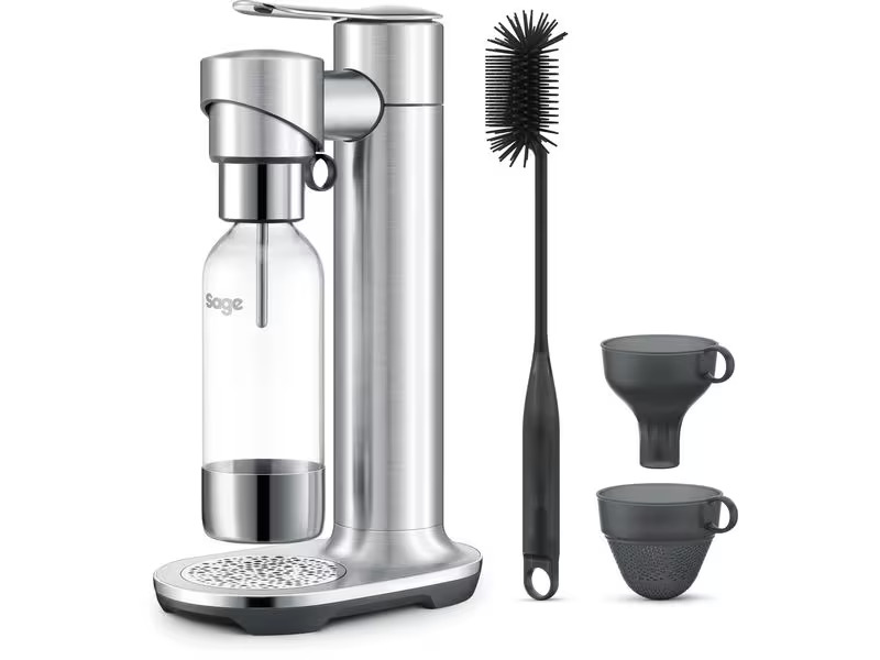 Sage Wassersprudler the InFizz Fusion Brushed Stainless Steal