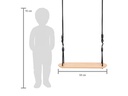 small foot Brettschaukel XL «Black Line»