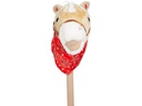 small foot Steckenpferd «Rocky» Beige/Nature/Rot