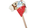 small foot Steckenpferd «Rocky» Beige/Nature/Rot