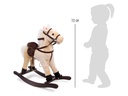 small foot Schaukelpferd Zottel Beige/Braun