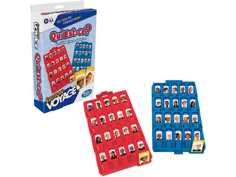 Hasbro Gaming Familienspiel Qui Est-ce? Édition Voyage -FR-