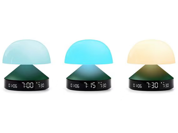 Lexon Lichtwecker Mina Sunrise Dunkelgrün
