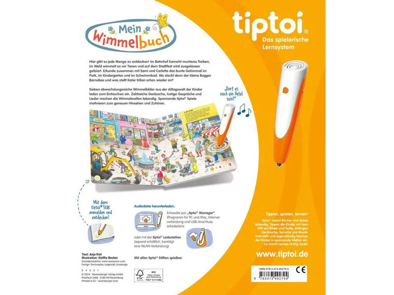 tiptoi Lernbuch Mein Wimmelbuch