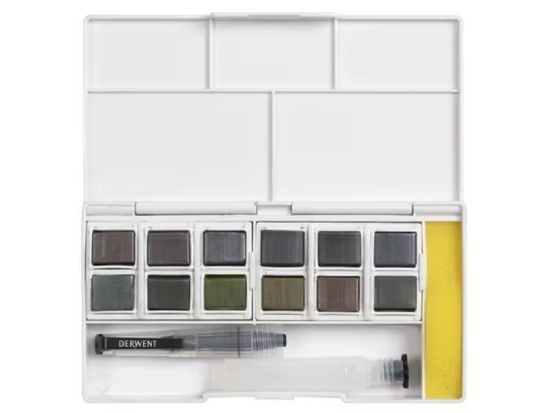 Derwent Aquarellfarbe Inktense 12-teilig