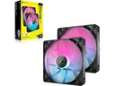 Corsair PC-Lüfter iCUE LINK RX140 RGB Schwarz, 2er Starter-Kit