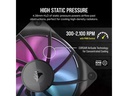 Corsair PC-Lüfter iCUE LINK RX120 RGB Schwarz, 3er Starter-Kit