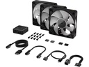 Corsair PC-Lüfter iCUE LINK RX120 RGB Schwarz, 3er Starter-Kit