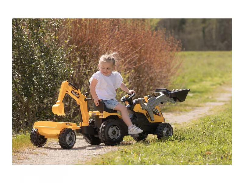 Smoby Traktor Builder Max mit Anhänger