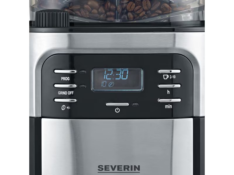 Severin Filterkaffeemaschine KA 4810 Schwarz/Silber