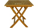 Contini Gartentisch, klappbar, 70 cm, Eucalyptus
