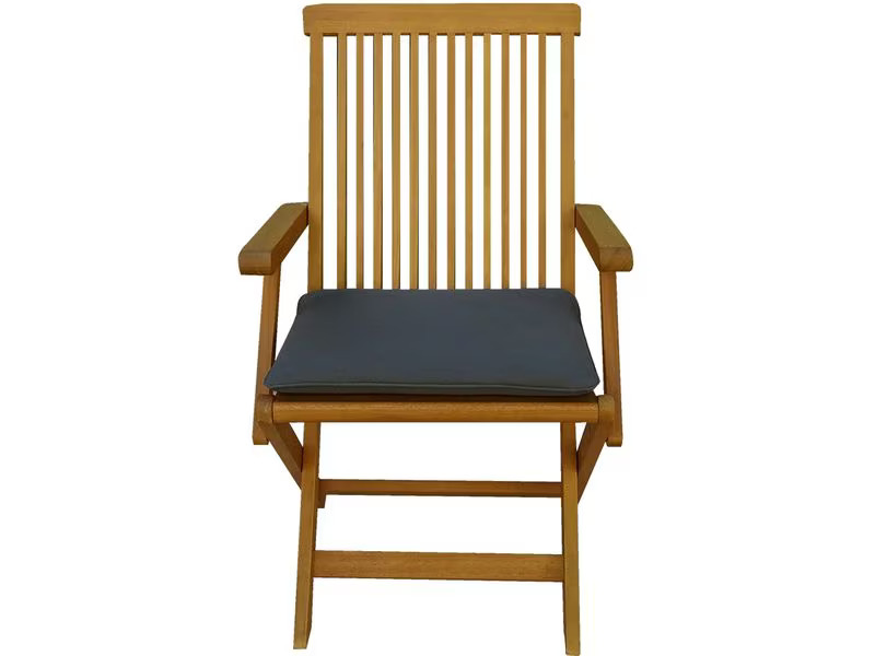 Contini Gartenstuhl Anthrazit, 2er-Set