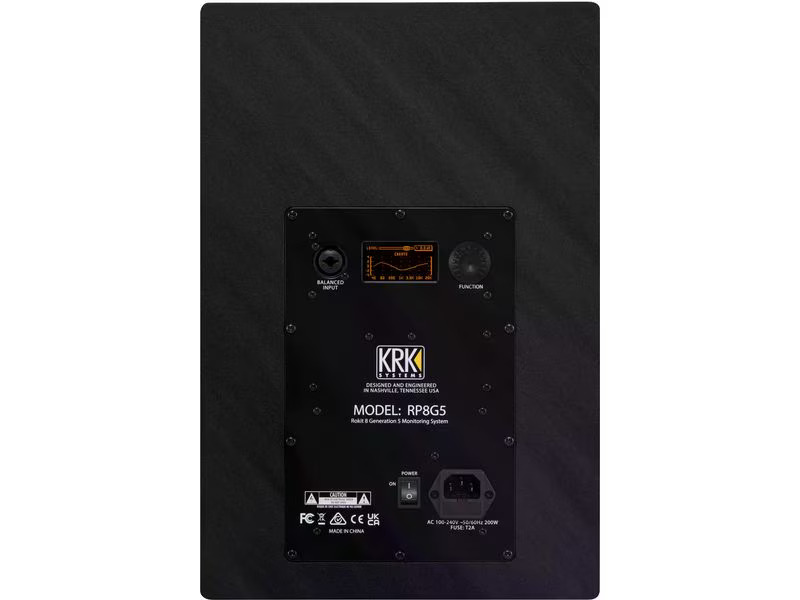 KRK Studiomonitor Rokit RP8 G5 Schwarz