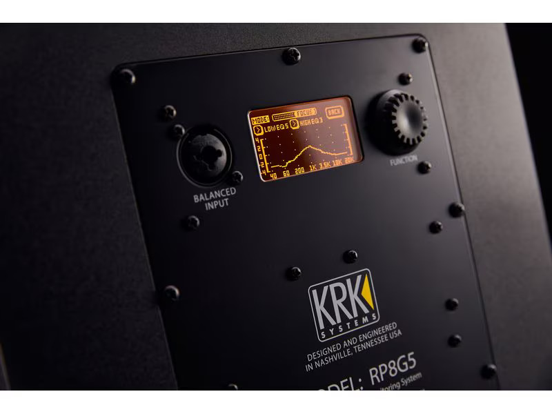 KRK Studiomonitor Rokit RP5 G5 Schwarz