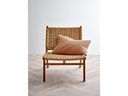 Södahl Kissen Wave Knit 40 x 60 cm, Braun/Camel