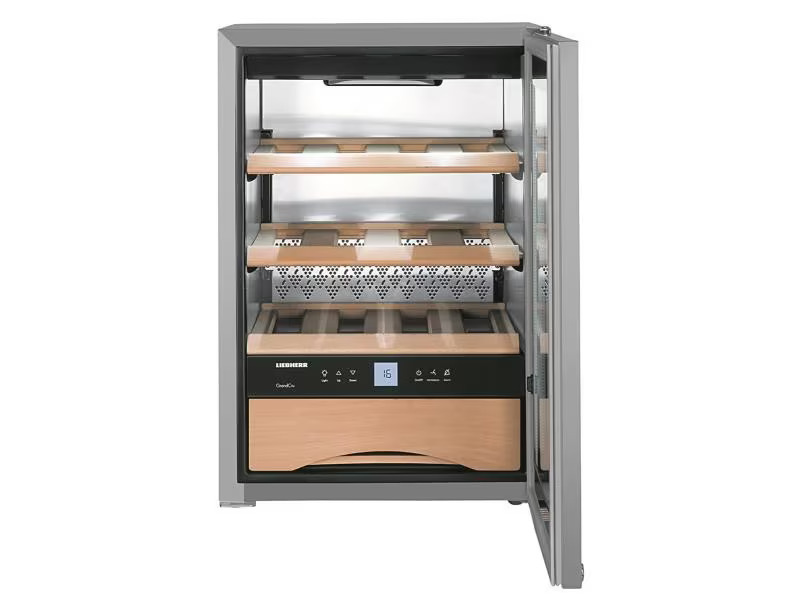 Liebherr Weinklimaschrank WKes 653 Edelstahl, Rechts