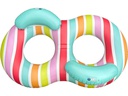 Swim Essentials Schwimmring Striped Rainbow 190 cm