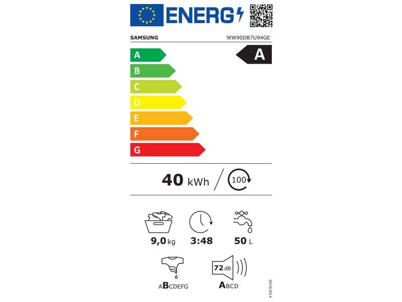 Samsung Waschmaschine WW90DB7U94GEU5 Links