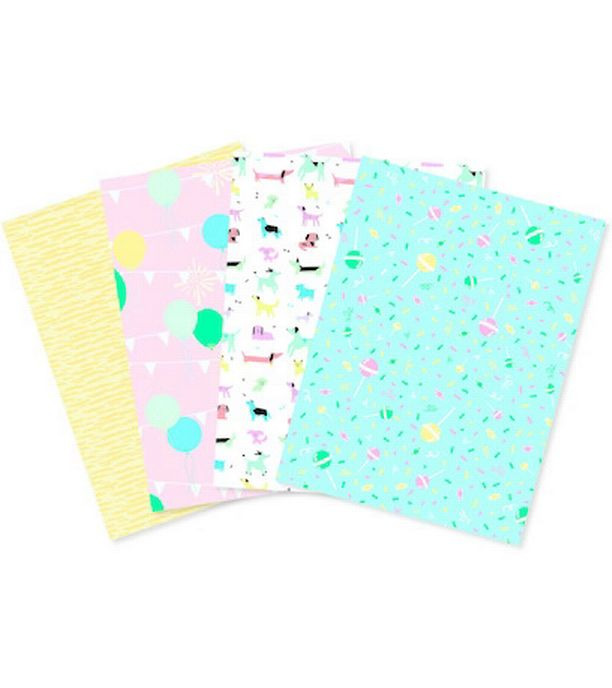 décopatch Bastelpapier DP037C 30 x 40 cm, 4 Blatt