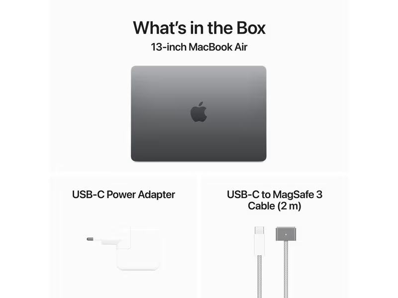 Apple MacBook Air 13 2024 M3 10C GPU / 2 TB / 24 GB Space Grau