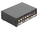 Delock Switchbox 4 Port 3xRCA Chinch Bidirektional, manuel