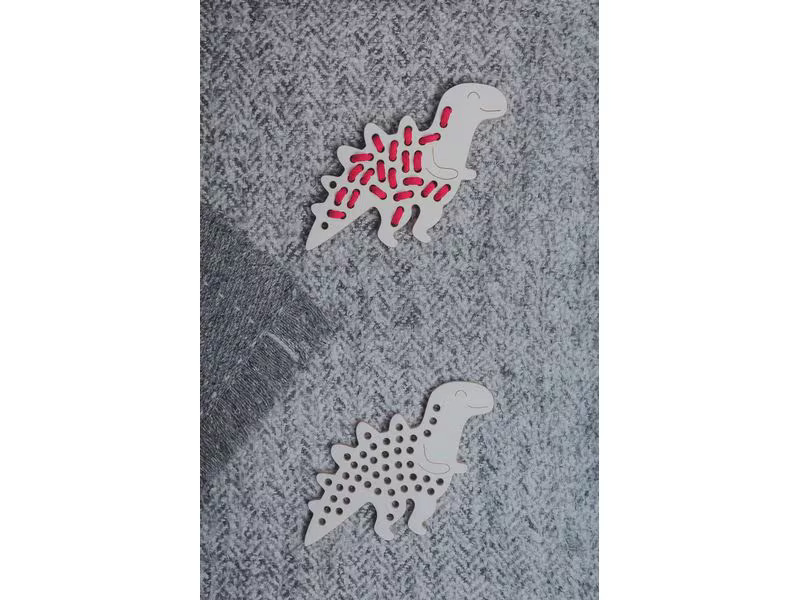 Milin Fadenspiel Alex der Dinosauier FSC-Holz