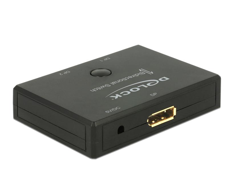 Delock Switchbox Displayport 2in/1Out, 2Out/1In, 4K/60Hz