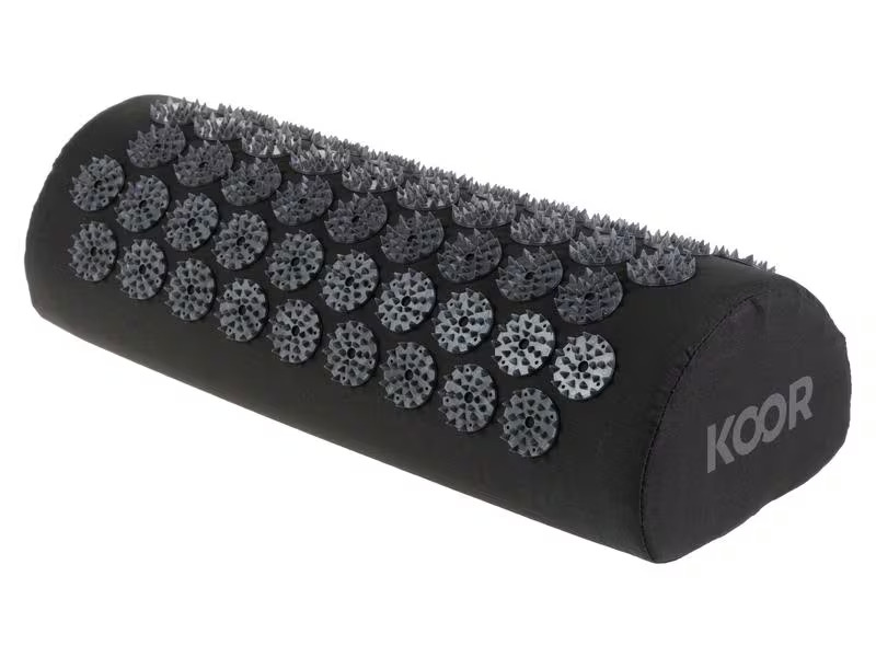 KOOR Akupressurmatte mit Kissen Schwarz