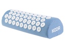 KOOR Akupressurmatte mit Kissen Blau/Weiss