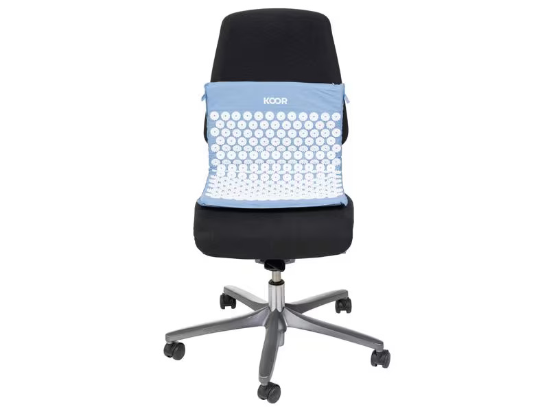 KOOR Akupressurmatte mit Kissen Blau/Weiss