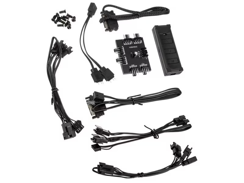 Lian Li PC-Lüfter ST120 3-er Pack, Inkl. Controller, Schwarz