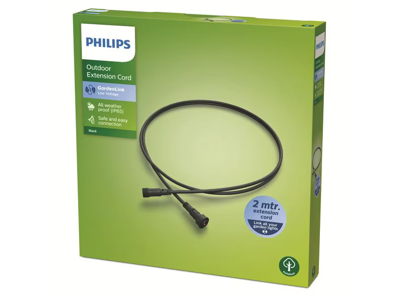 Philips Outdoor Niedervolt Verlängerungskabel 2m