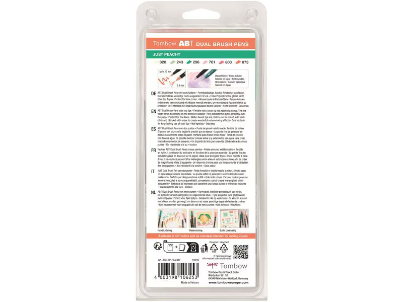 Tombow Brushpen Just Peachy 6er-Set