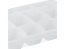 relaxdays Eiswürfelform Transparent/Weiss