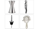 relaxdays Cocktail-Set 680 l, Silber