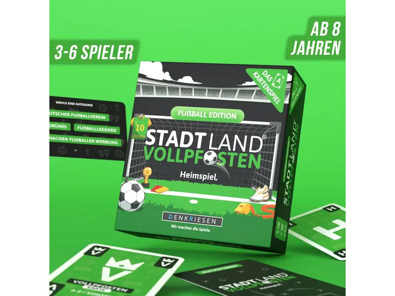 Denkriesen Partyspiel STADT LAND VOLLPFOSTEN – Heimspiel