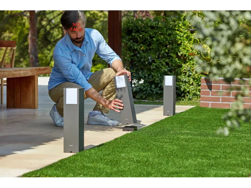 Philips Outdoor Niedervolt Arbour Sockel-Erweiterung 2700K anthrazit