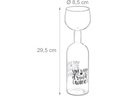 relaxdays Universal Weinglas Save Water Drink Wine 750 ml, 1 Stück