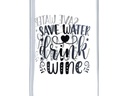 relaxdays Universal Weinglas Save Water Drink Wine 750 ml, 1 Stück