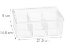 relaxdays Teebeutel-Box Transparent