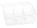 relaxdays Teebeutel-Box Transparent