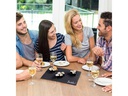 relaxdays Servierplatte 4 Stück Schwarz